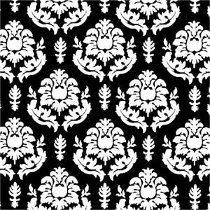 a|s shimmer damask cardstock - onyx