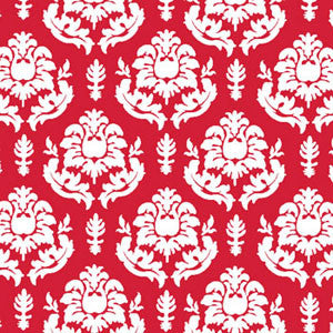 a|s shimmer damask cardstock - cherry