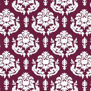 a|s shimmer damask cardstock - currant