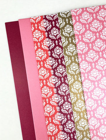 a|s shimmer cardstock - valentine assortment