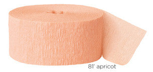 crepe paper solid - apricot