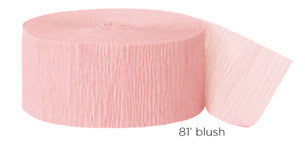 crepe paper solid - blush
