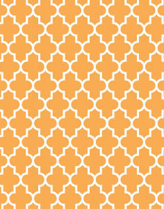 a|s cardstock - venetian patterned melon
