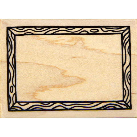 wood stamp - wood frame