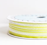 A Muse Studio Organdy Sheer Ribbon in Lime