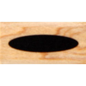 wood stamp - micro oval bl