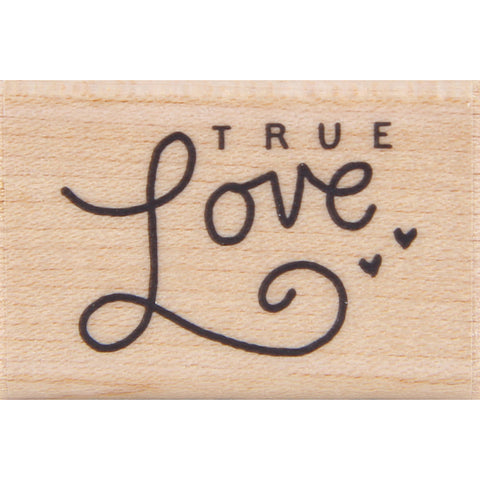 wood stamp - true love MA