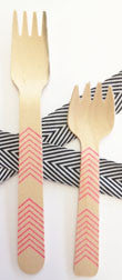 wood forks - large