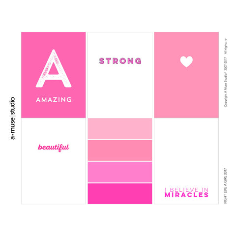 stamp out breast cancer - fight like a girl 2017 digital kit