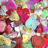 sequins - valentine mix assorted hearts
