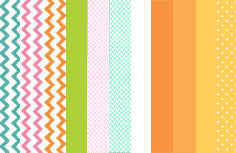 a|s cardstock - spring chick mini paper pack