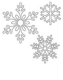a|s die set - snowflake trio A