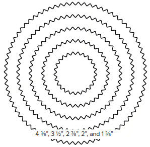 a|s die set - pinking circles 1A