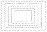a|s die set - postage stamps
