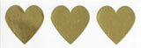 stickers - gold hearts