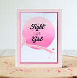 a|s die - fight like a girl ribbon