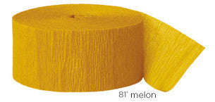 crepe paper solid - melon